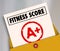 Fitness Score A+ Plus Top Grade Rating Review Evaluation Result