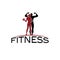 fitness silhouette character vector design temp