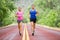 Fitness sport couple running jogging