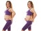 Fitness sports body of slim and pregnant women