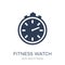 fitness Watch icon. Trendy flat vector fitness Watch icon on white background from Gym and fitness collection
