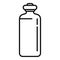 Fitness water bottle icon, outline style