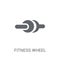 fitness Wheel icon. Trendy fitness Wheel logo concept on white b