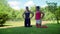 Fitness women preparing to workout outdoor. Multiracial woman breathing deep