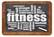 Fitness word cloud