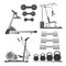 Fitness workout equipment, training apparatus, weights and barbells