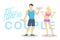 Fitness young sporty couple with dumbbells. Workout partners.