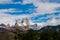 Fitzroy mountain in Chalten, Patagonia, Argentina