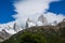 Fitzroy mountain in Chalten, Patagonia, Argentina