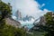 Fitzroy mountain view in Chalten, Patagonia, Argentina