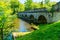 Five-arch bridge over Virginia Water lake