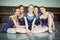 Five ballerinas