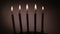 Five candles