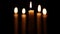 Five Candles Focus on Center