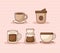 five coffee items