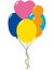 Five Color Balloons