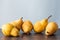 Five corella pears