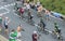 Five Cyclists on Col de Peyresourde - Tour de France 2014