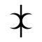 The five fingered hand of Eris symbol icon