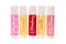 Five flavoured lip balms