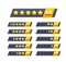 Five golden star review rate, customer feedback