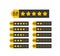 Five golden star review rate, customer feedback