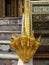 Five headed serpent on a staircase of the Royal Palace in Bangkok