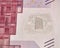 Five houndreds euro banknotes. 500 Euro paper cash. European Union Currency. macro fragment banknote. High resolution