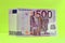 Five hundreds 500 Euro banknotes. Euro Bills