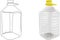 Five-litre plastic container for transporting liquids-