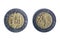 Five peso mexican coin