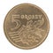 Five Polish groszy coin