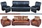 Five seat leather sofa