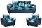 Five seat leather sofa