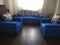 Five seater sofa set in blue colour