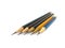 Five sharpened pencils.