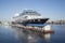 A five-star ship Azamara Journey a summer morning. St. Petersburg