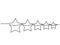 Five stars customer product rating review icon