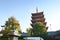 Five storey Pagoda of Senso-ji temple in Asakusa