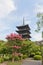 Five-story pagoda of Toji Temple in Kyoto. UNESCO site