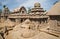 Five temples (rathas) in Mammalapuram, India