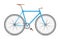 Fixed Gear Bicycle Vector Illustation