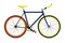 Fixed Gear Bicycle Vector Illustation