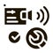fixed radio sound icon Vector Glyph Illustration