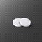 Fizzy tablet 3d mock up, realistic vector illustration isolated transparent