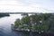 Fjaderholmarna island, SWEDEN - June 13, 2020. Fjaderholmarna island in the archipelago of Stockholm. photo taken by