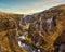 Fjadrargljufur Canyon in Southern Iceland during Sunset