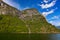 Fjord Naeroyfjord in Norway - famous UNESCO Site