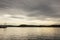 Fjord at sunset - Oslo, Norway; moody and gloomy.