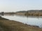 Flach lake or Flachsee in the natural protection zone Aargau Reuss river plain Naturschutzzone Aargauische Auen in der Reussebene